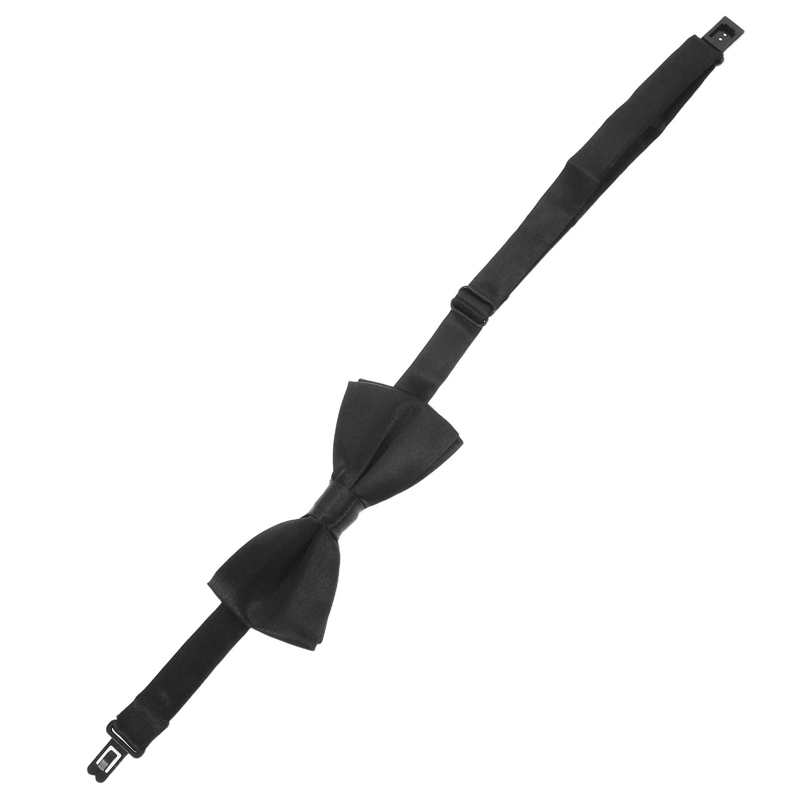 Bow Tie Pre Tied - Black Adjustable Kids Bow Tie Pre-Tied