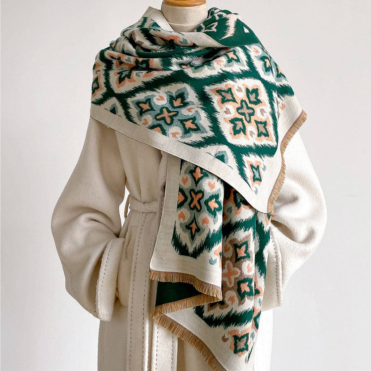 Women Reversible Imitation Cas - огляд і ціна Woven Scarf Blanket