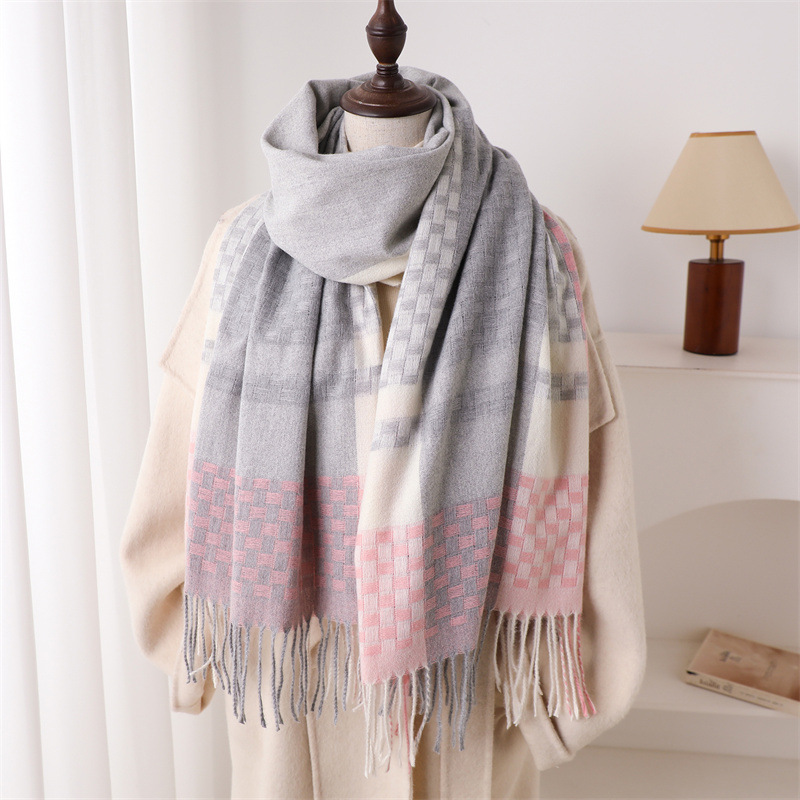 Luxury Brand Cashmere Women Pl - огляд і ціна Woven Scarf Blanket