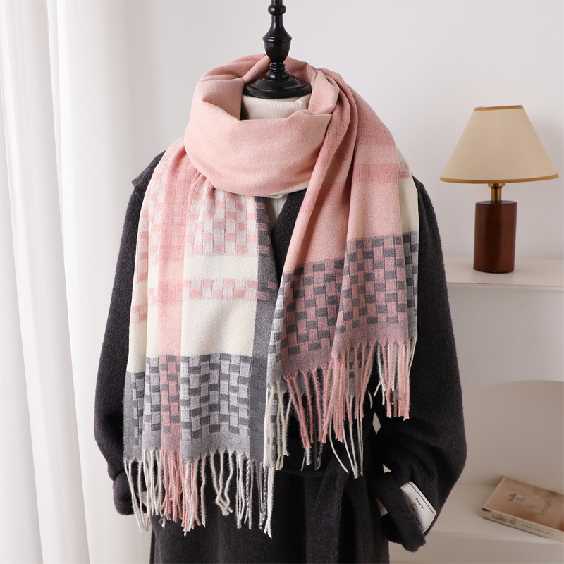 Luxury Brand Cashmere Women Pl - огляд і ціна Woven Scarf Blanket