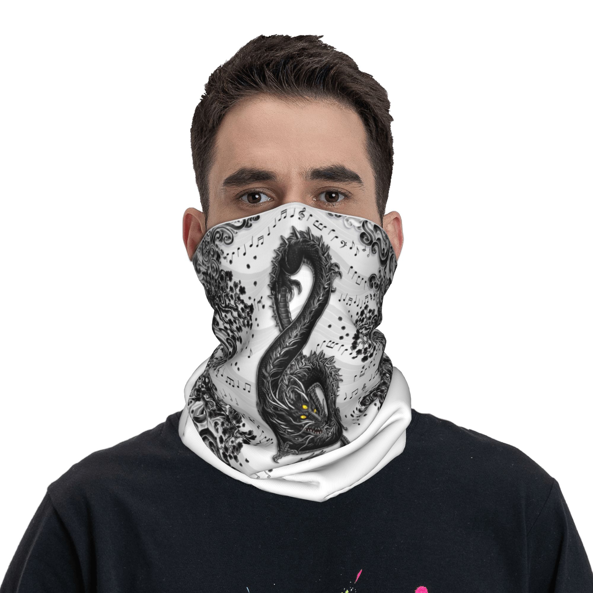 Custom Treble Clef Music Drago - огляд і ціна Neck Warmer Tube