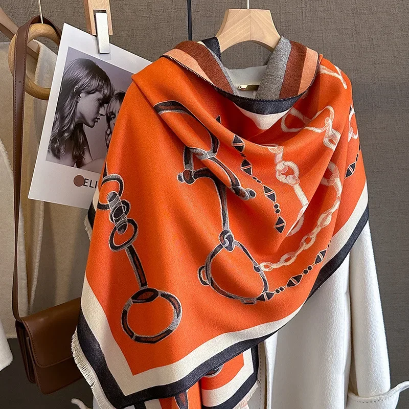 2024 Luxury Warm Pashmina Shaw - огляд і ціна Woven Scarf Blanket